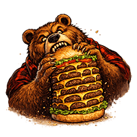 Big Grizz Burger Challenge